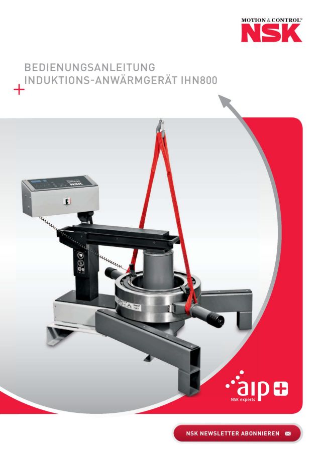 Bedienungsanleitung - Induktions-Anwärmgerät IHN800