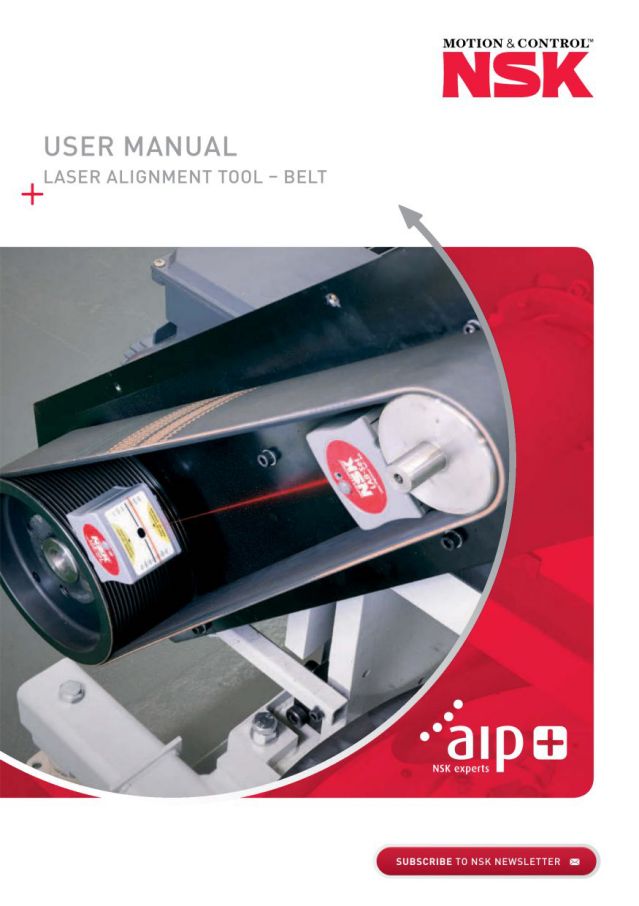 User Manual - Laser Alignment Tool -  Belt