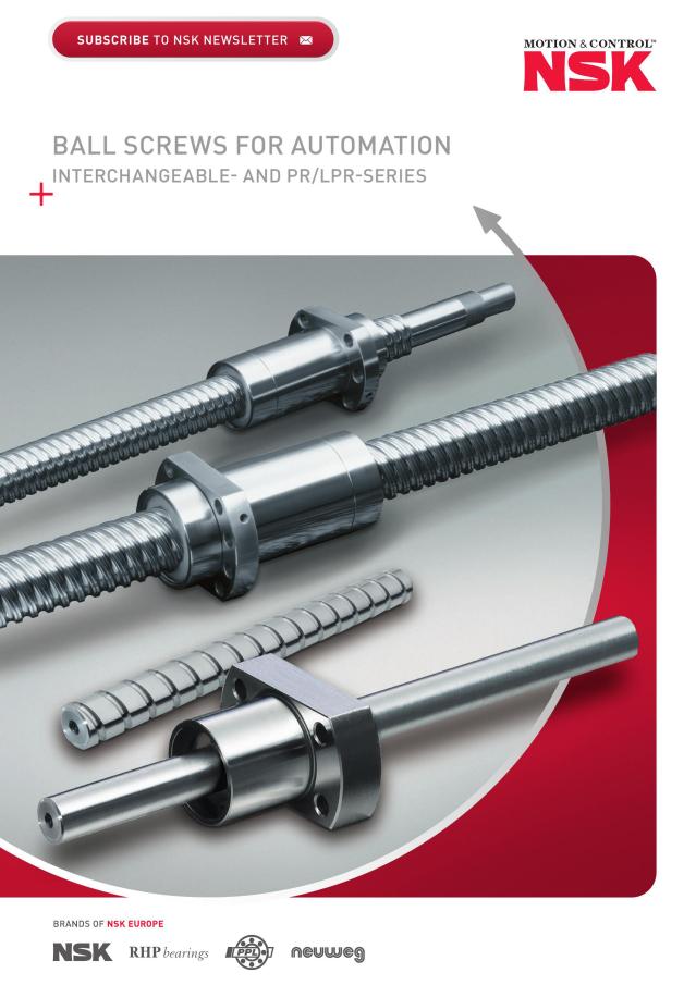 Ball Screws for Automation