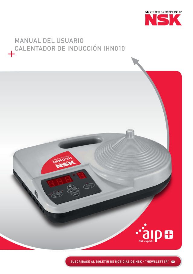 Manual del Usuario - Calentador de Inducción IHN010