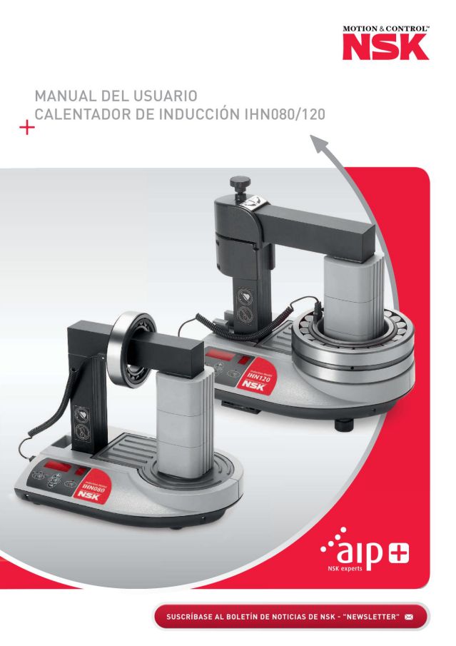 Manual del Usuario - Calentador de Inducción IHN080/120