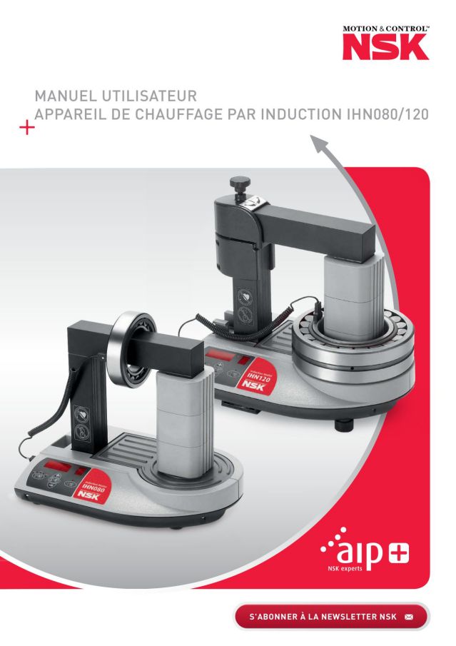 Manuel Utilisateur - Appareil de Chauffage Par Induction IHN080/120