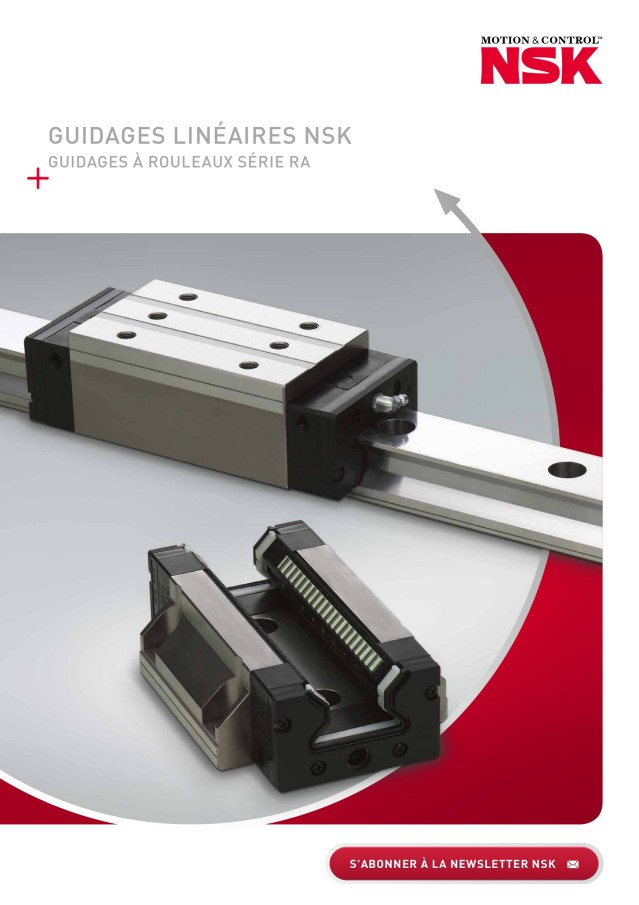 Guidages Linéaires NSK - Guidages à Rouleaux Série RA