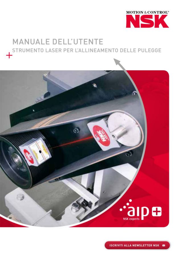 Manuale dell’utente - Strumento laser per l’allineamento delle pulegge