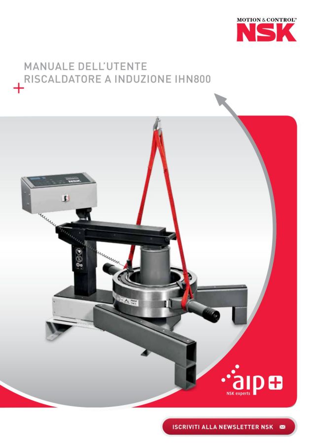 Manuale dell’utente riscaldatore a induzione IHN800