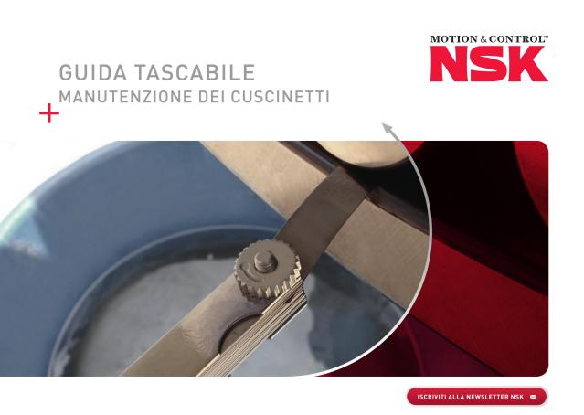 Guida Tascabile Manutenzione dei Cuscinetti