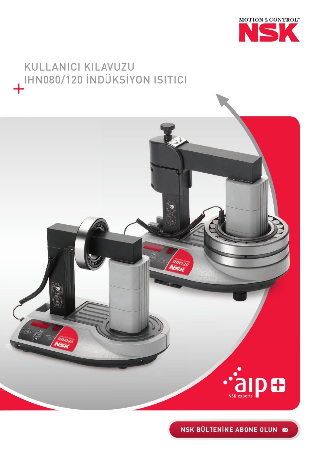 Kullanici Kilavuzu - IHN080/120 İndüksi̇yon Isitici