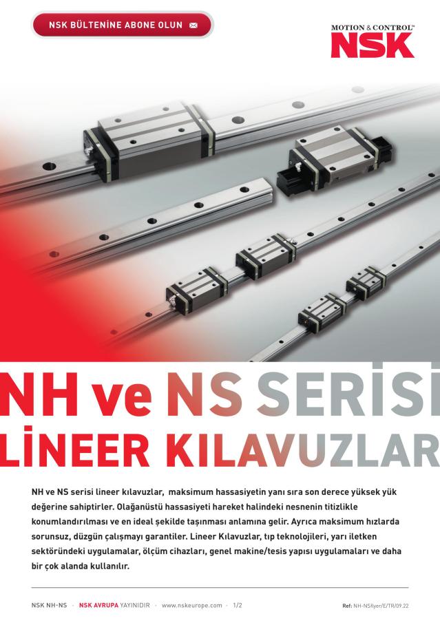 NH ve NS SERİSİ LİNEER KILAVUZLAR